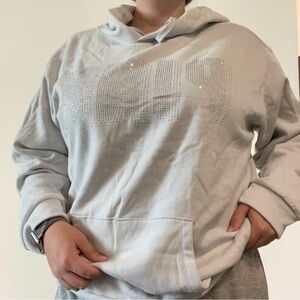 ☁️ VS PINK ☁️ Cozy Bedazzled Hoodie